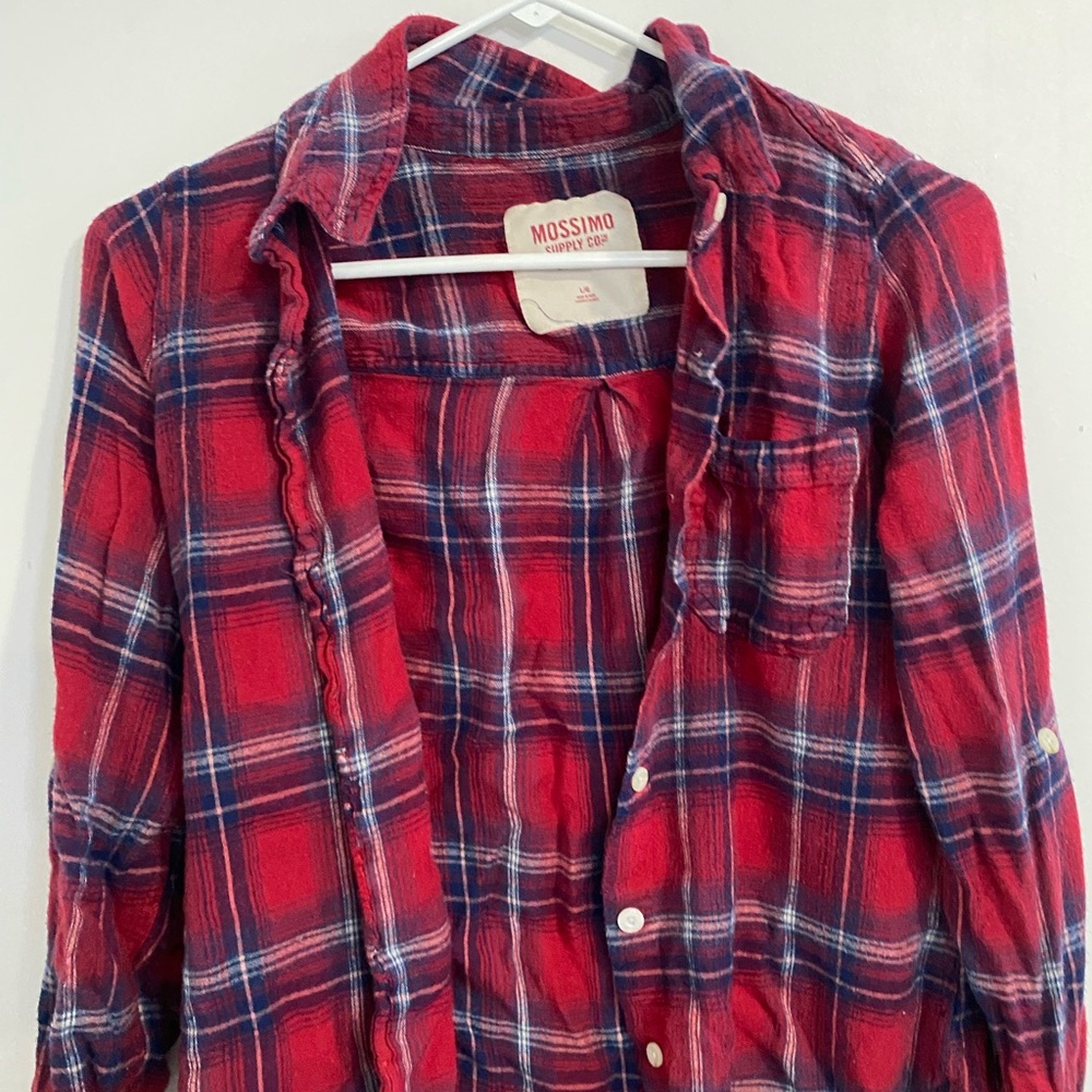Mossimo Supply Co. Kids Red Plaid Shirt